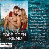 Sharon’s review & blog tour ~ My Brother’s Forbidden Friend by Piper Rayne